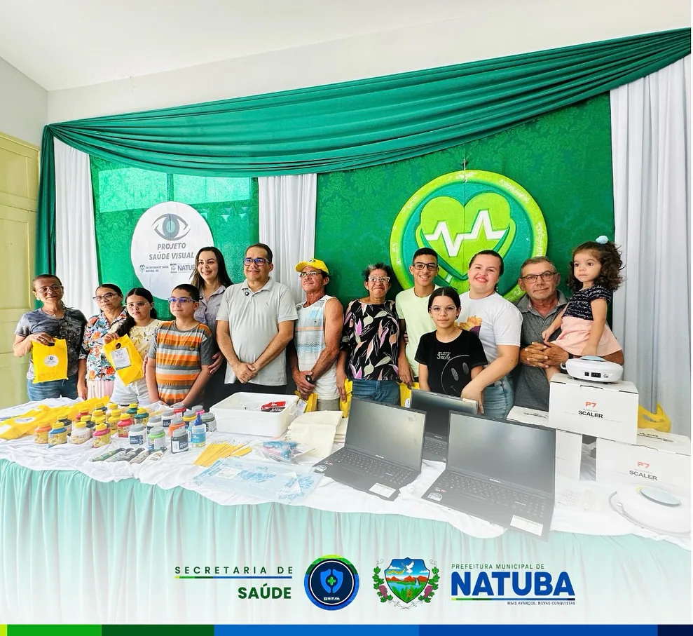 Mais saúde para a visão: Natuba avança com o Projeto Saúde Visual