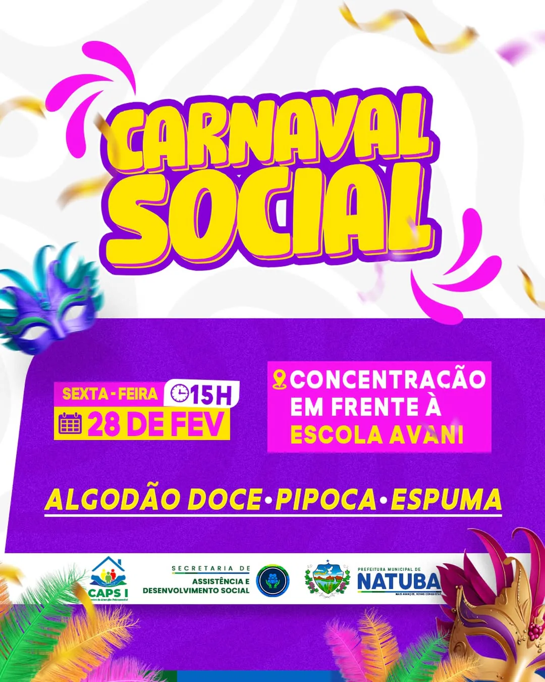 Carnaval Social 2025: Alegria e Inclusão na Avenida!