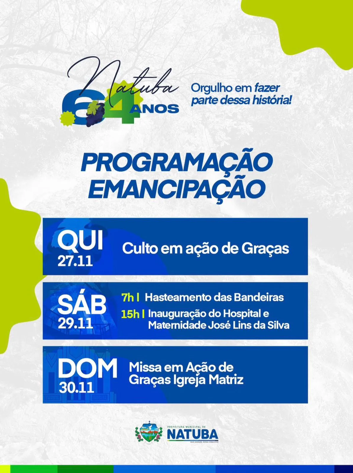 PROGRAMAÇÃO DA EMANCIPAÇÃO POLÍTICA